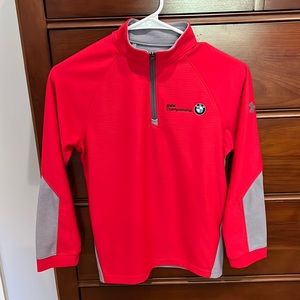 NWOT BMW Championship Under Armour Quarter-Zip Shirt. Youth medium.